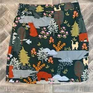Princess Highway Woodland Bear Skirt w Pockets | AUS 10/ fits like US 6
